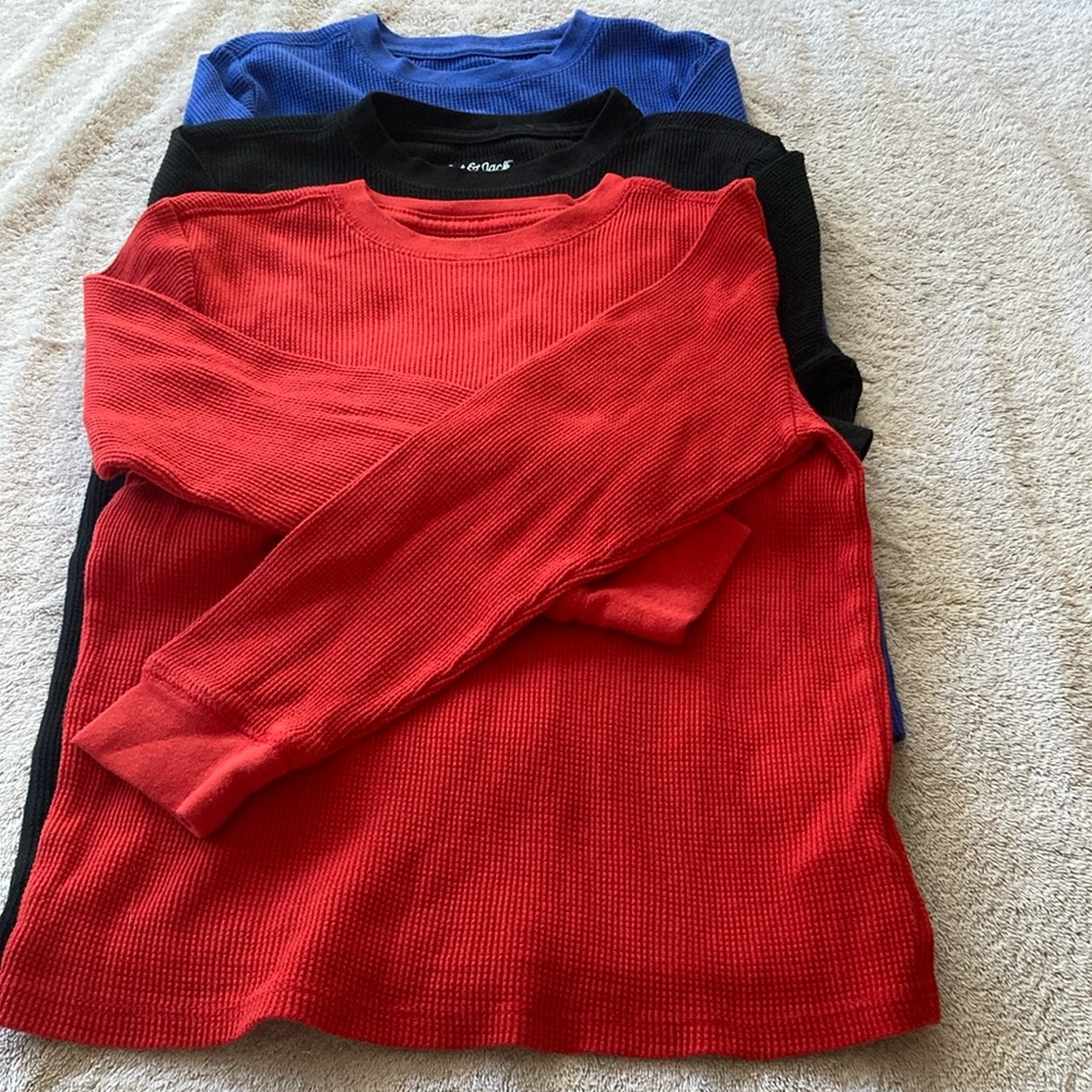 Fruit of the Loom Men's Thermal Sweater - Red, Black, Blue